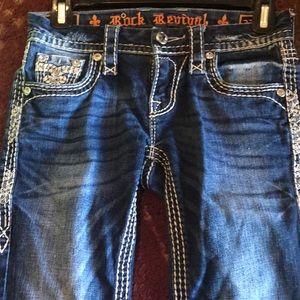 These are on hold!!!  Rock revival jeans